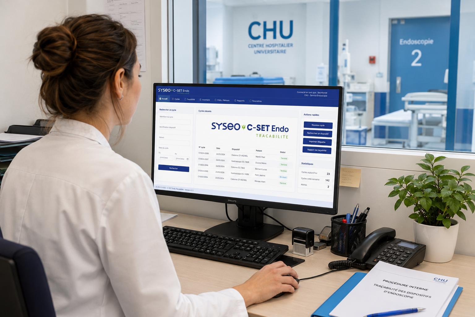 SYSEO C-SET : traçabilité, cockpit de suivi, conformité et interopérabilité multi-établissements